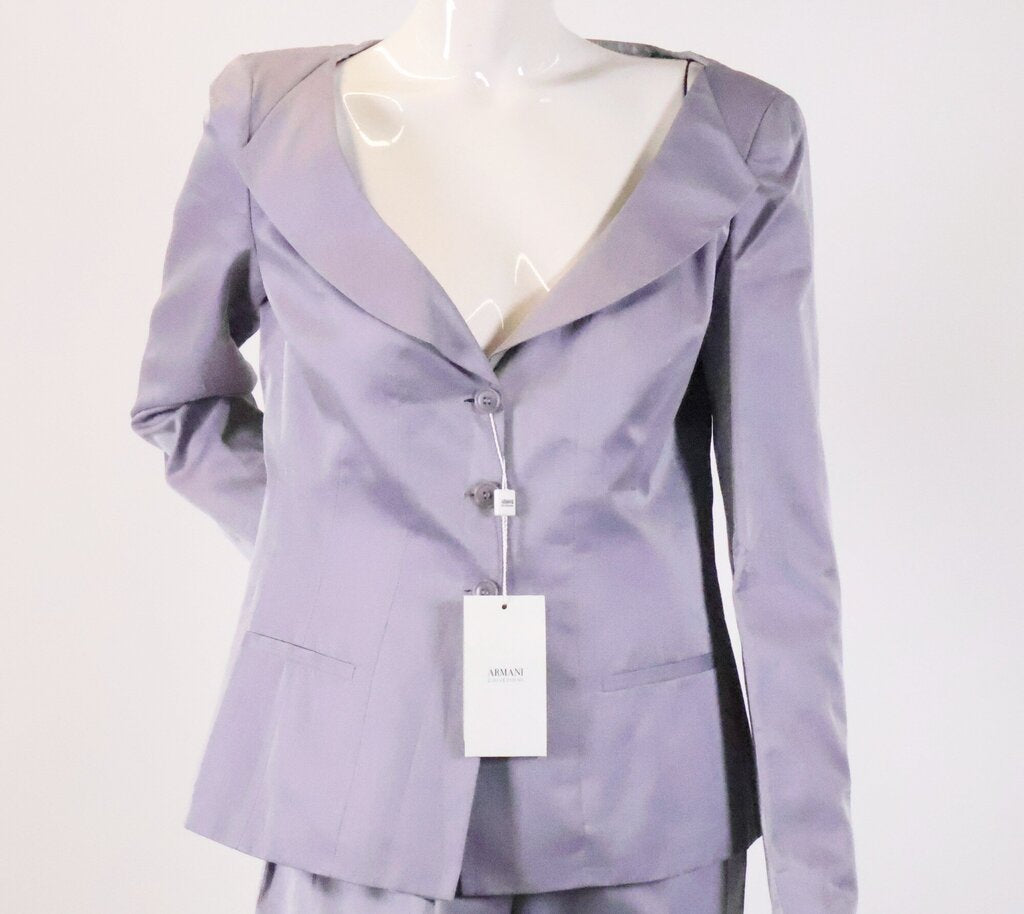 (6) Lilac Silk Blend Pantsuit