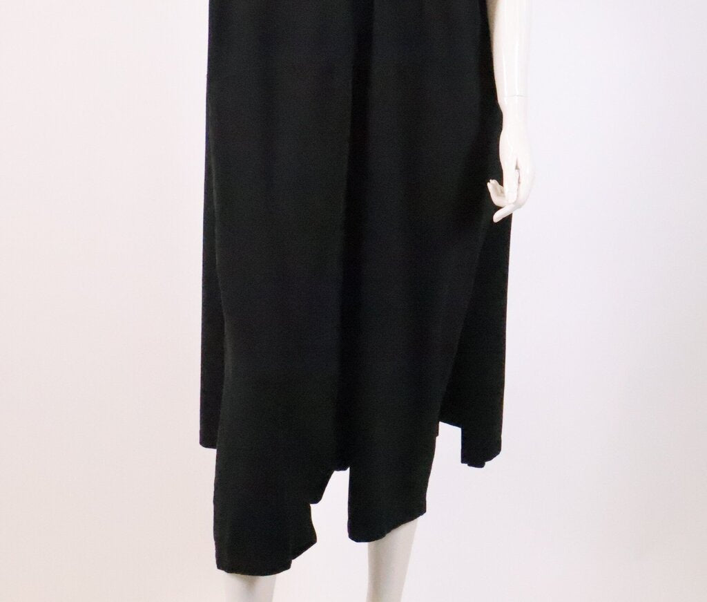 (S) Black Caped Romper
