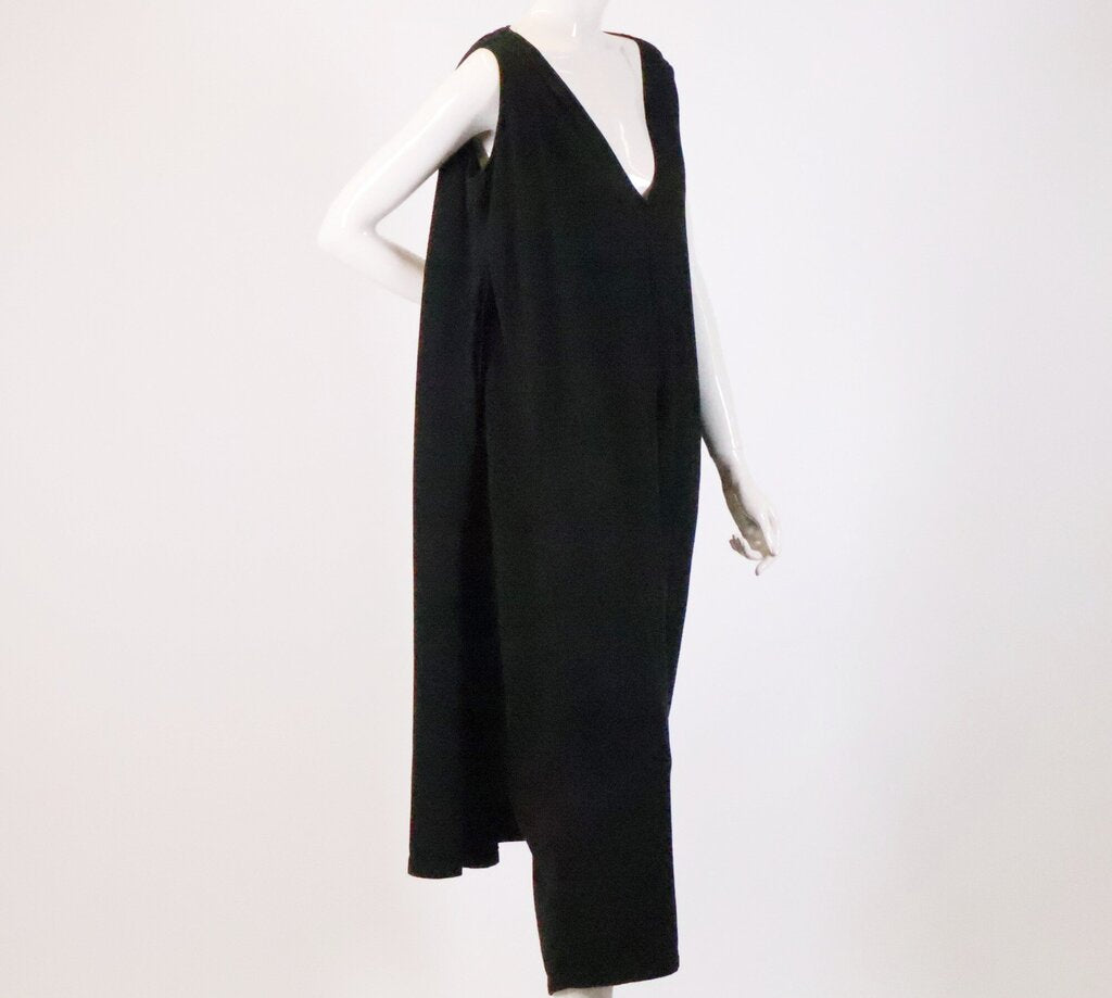 (S) Black Caped Romper