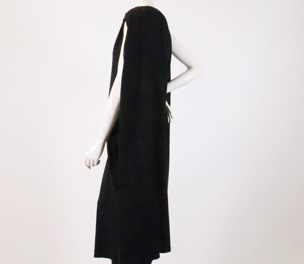 (S) Black Caped Romper