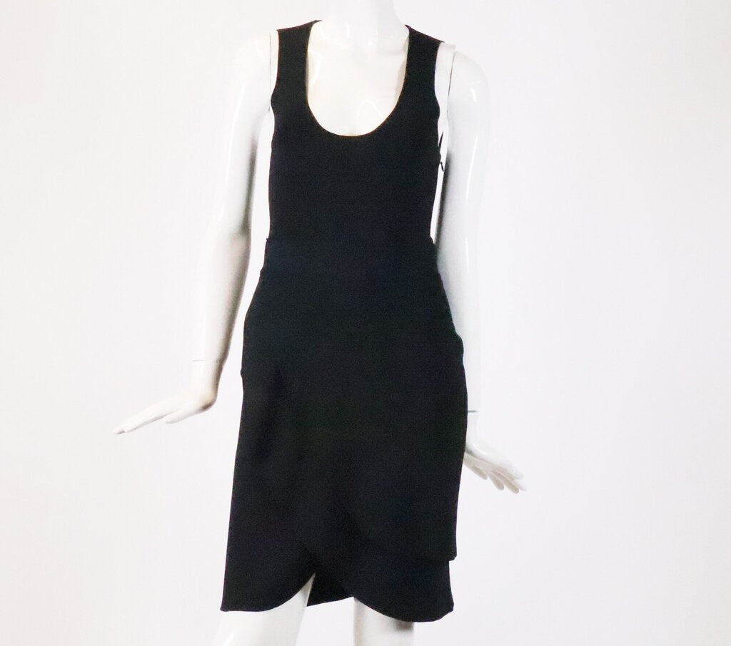 (M) Black Stretch Bodycon Dress