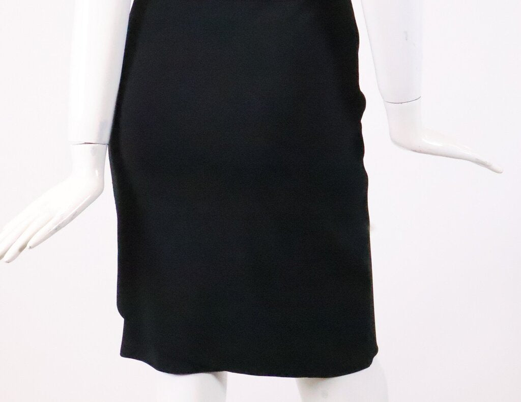 (M) Black Stretch Bodycon Dress