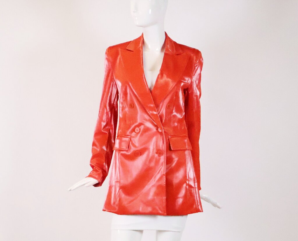 (S) Orange Vinyl Jacket