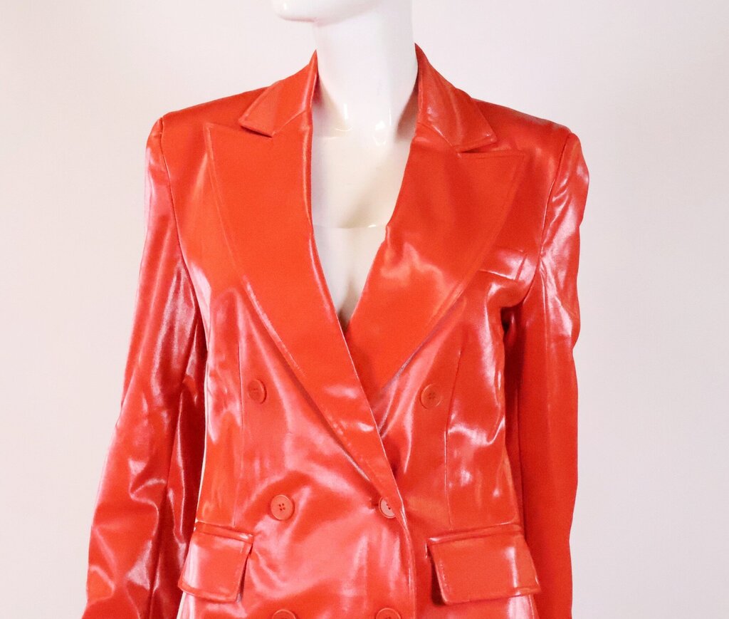 (S) Orange Vinyl Jacket