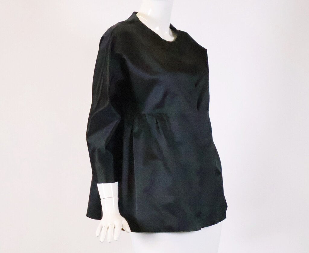 (42/4) Silk Button Up Blouse