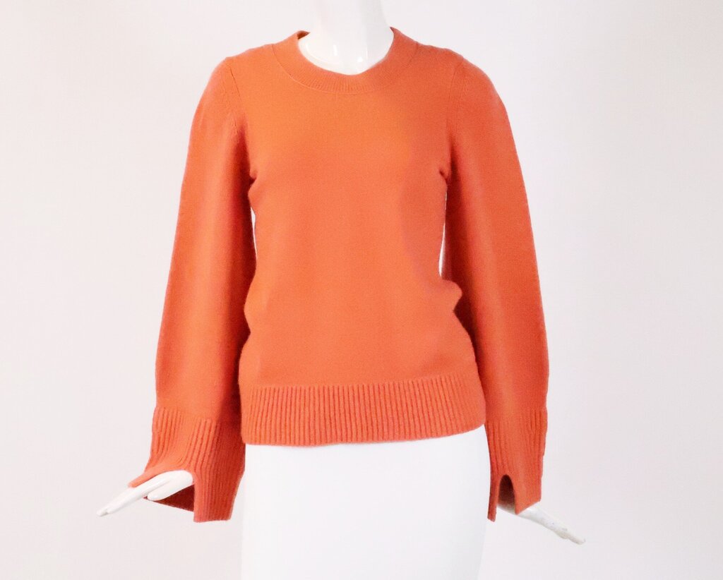 (XS/1) Sherbet Orange Sweater