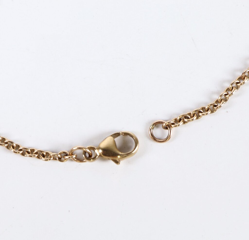 14K 'Diamond Heart Round Charming' Bracelet