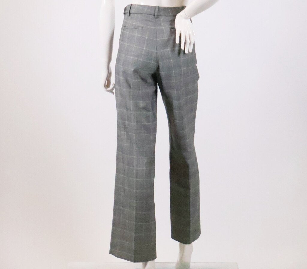 (S) lightweight woven wool trousers