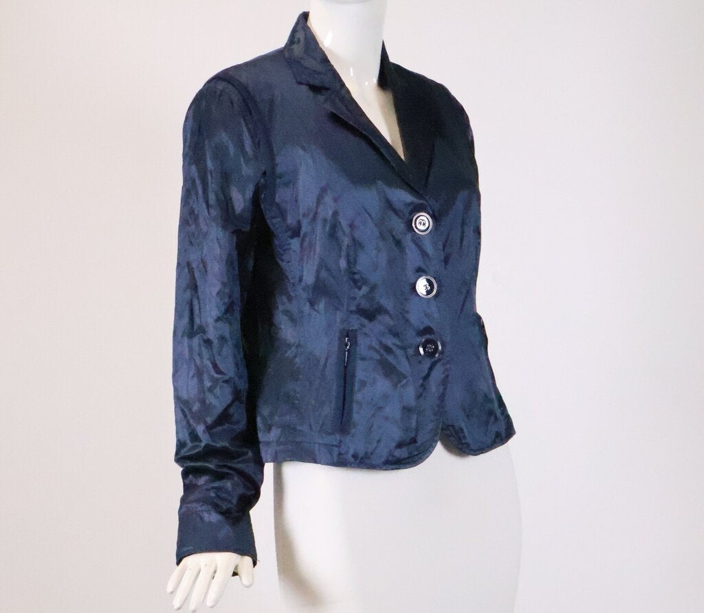 (8) Navy Sheen Jacket