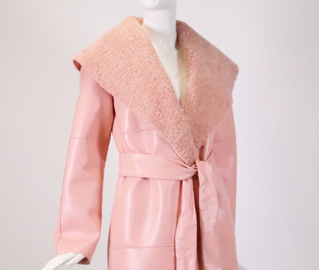 (XS) Blush Pink Reversible Coat