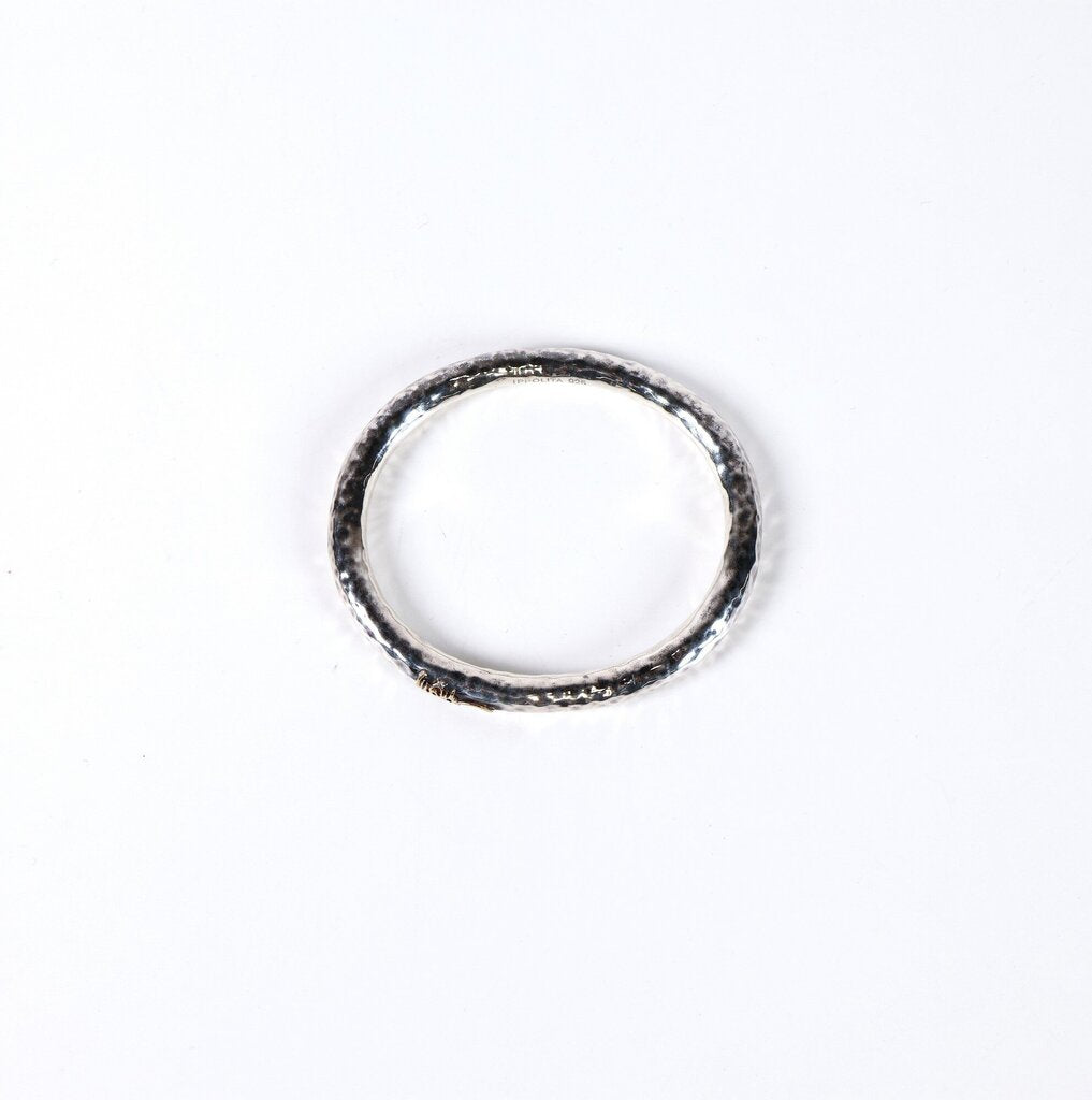 Sterling Hammered Signature Bangle 'Classico'