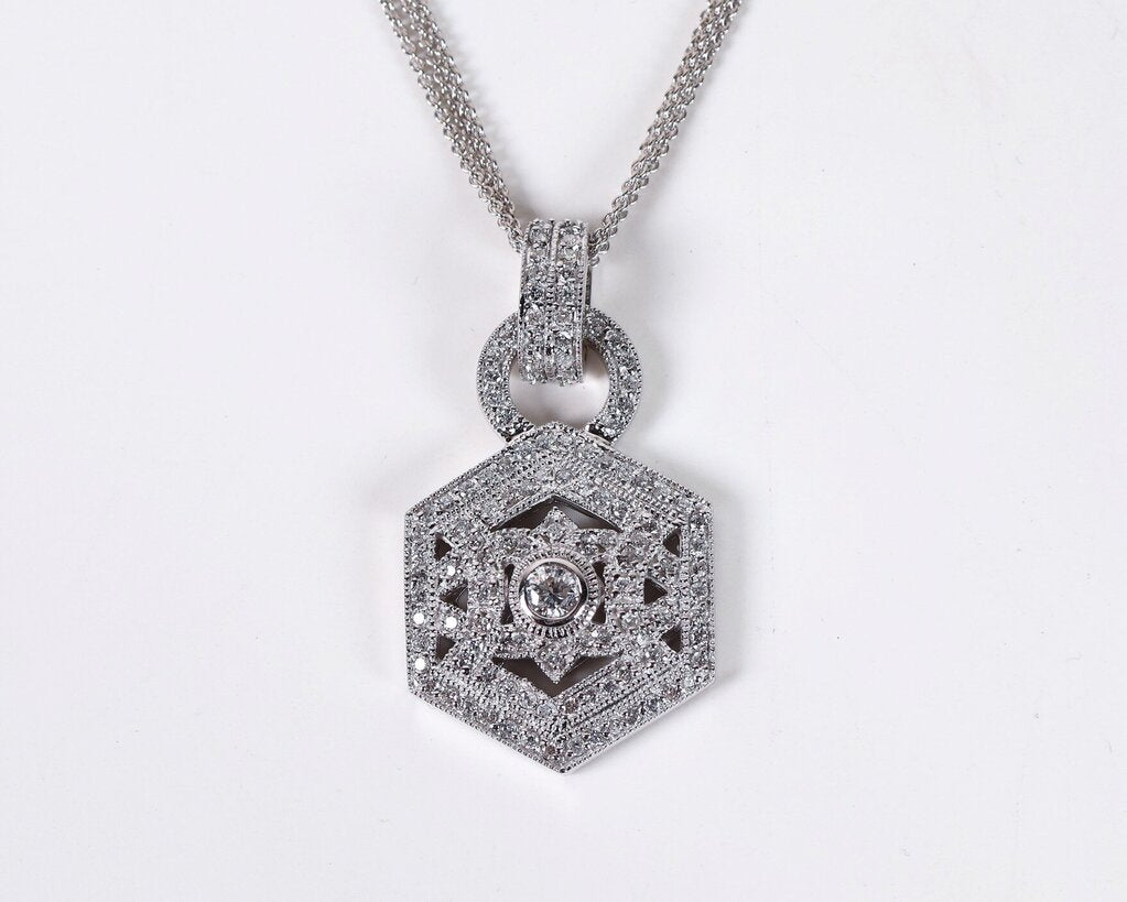 14K Diamond Pendant
