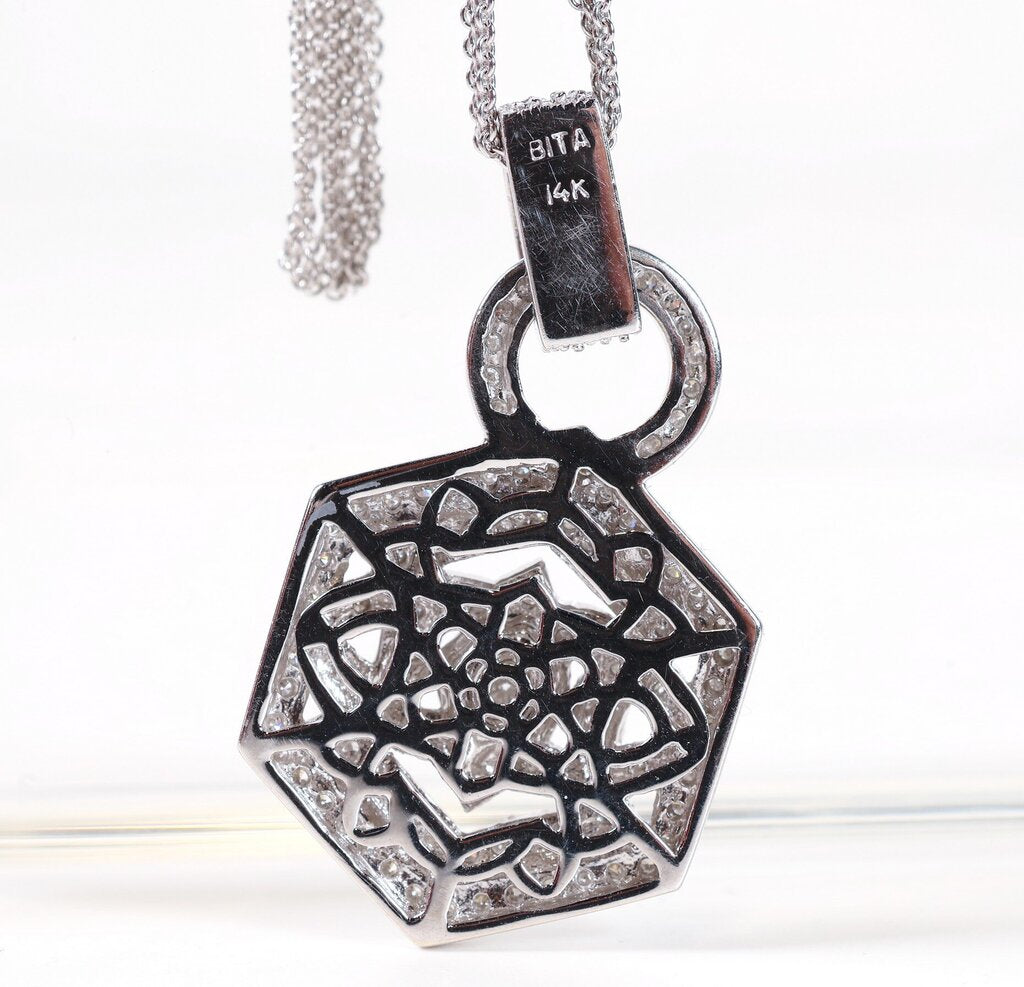 14K Diamond Pendant