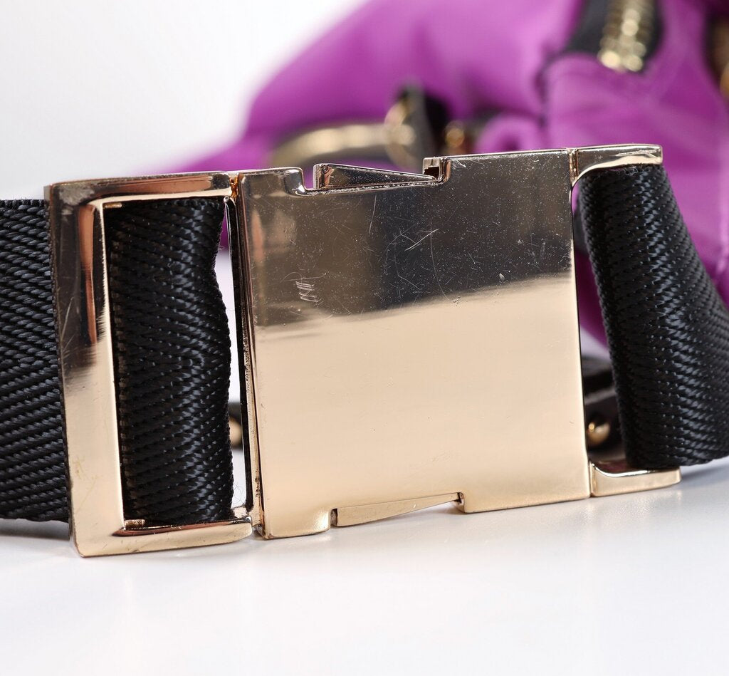 Purple/Black Stud Hip Pack