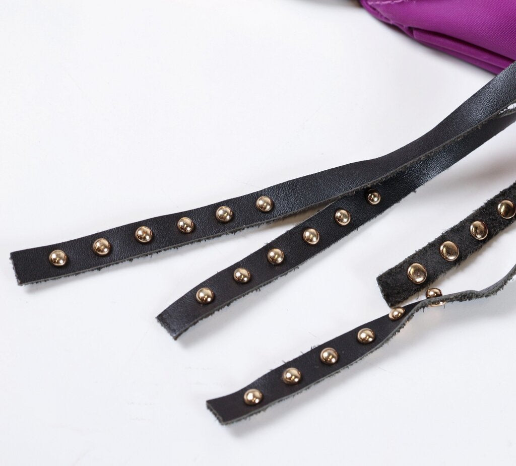 Purple/Black Stud Hip Pack