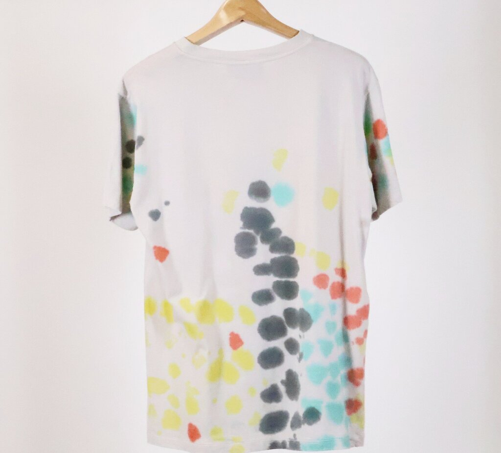(M) Beige w/Tie Dye & Logo Tee