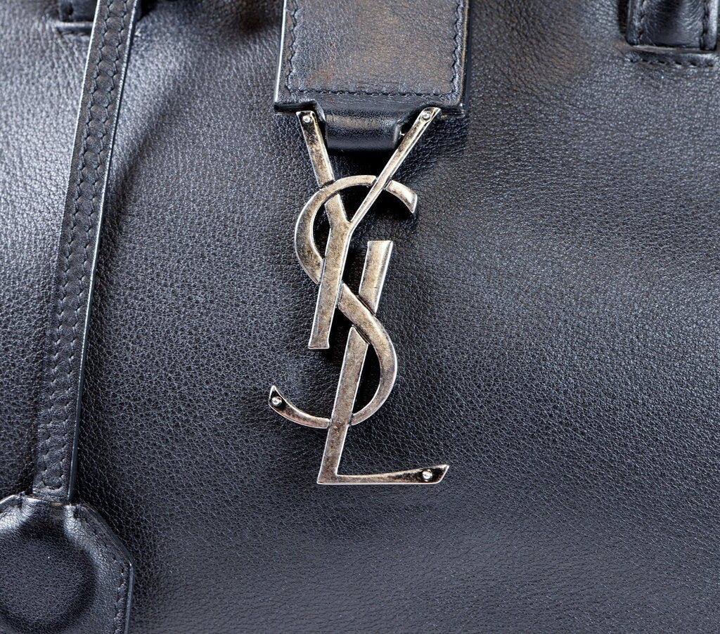 Black Leather Mini Handbag