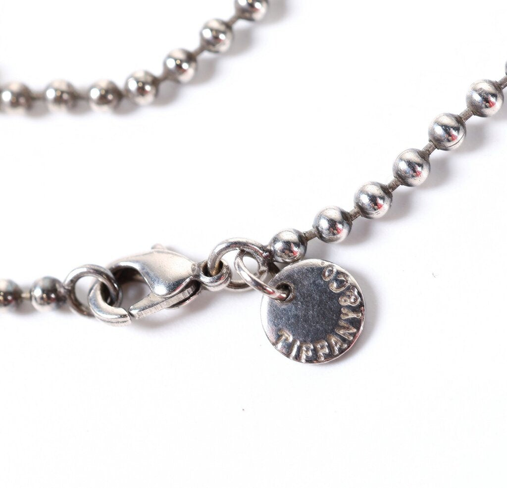 Sterling Beaded 18" Ball Chain