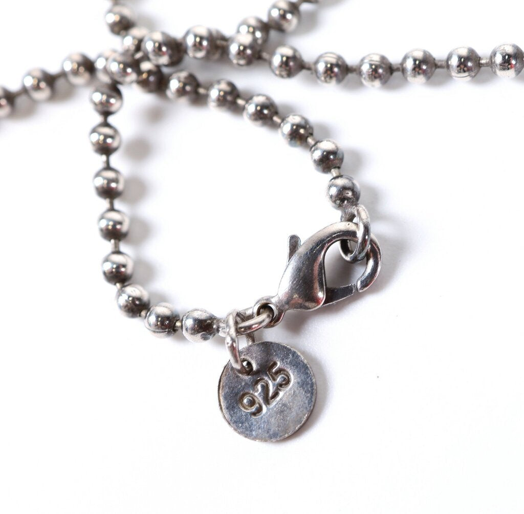 Sterling Beaded 18" Ball Chain