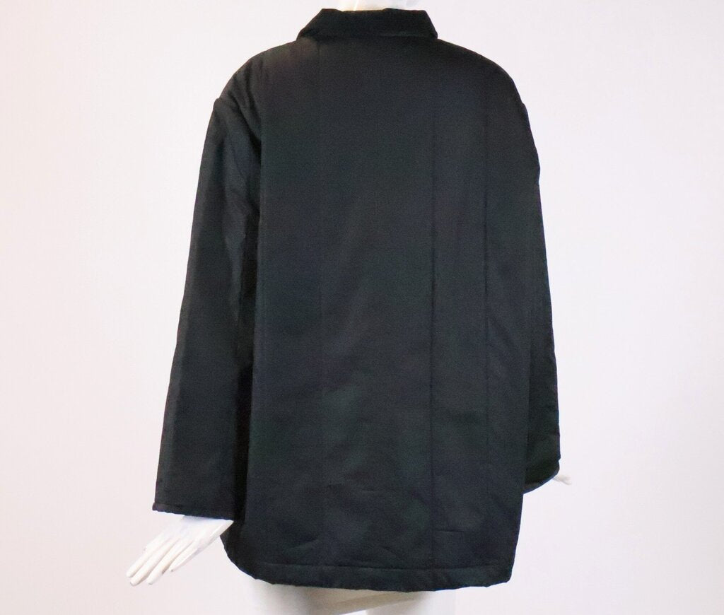 Black Button Up Jacket (L)