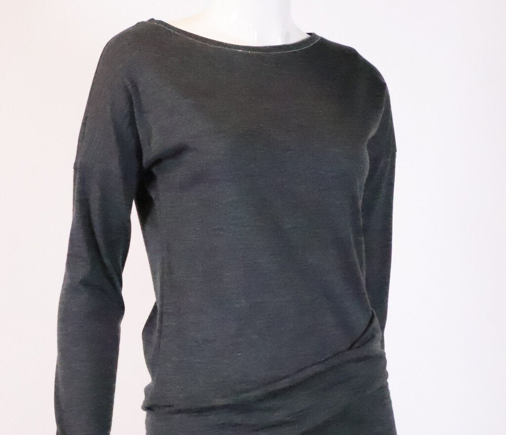 Dark Grey Monili Detail Dress (S)