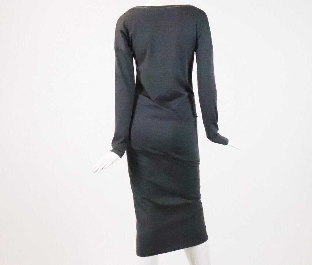 Dark Grey Monili Detail Dress (S)