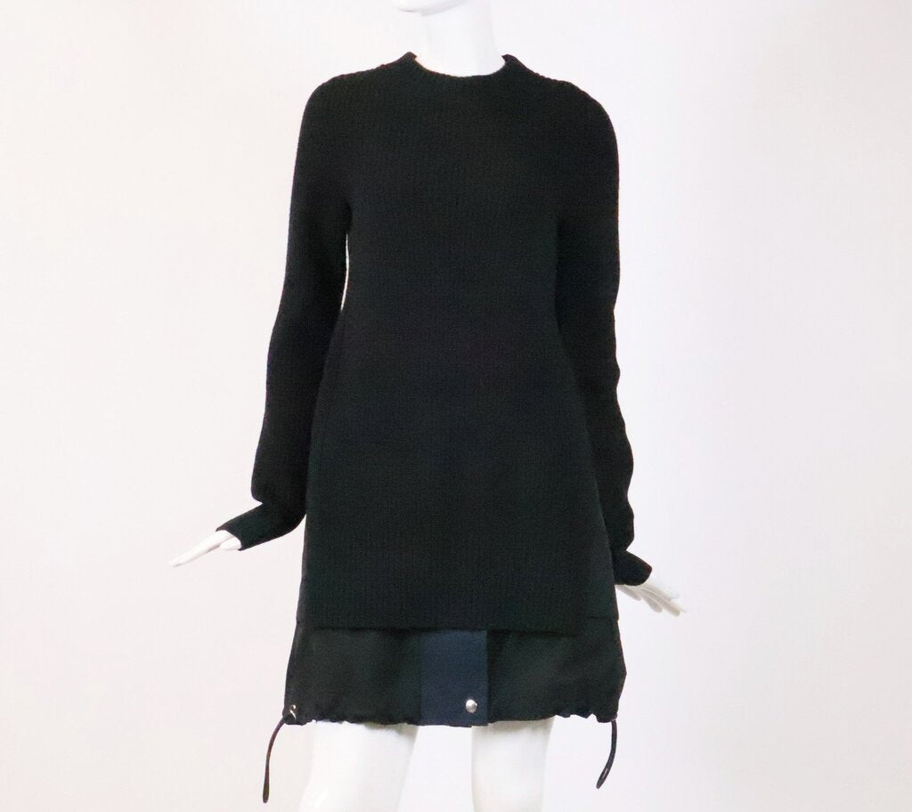 Knit and Nylon Dress (M)