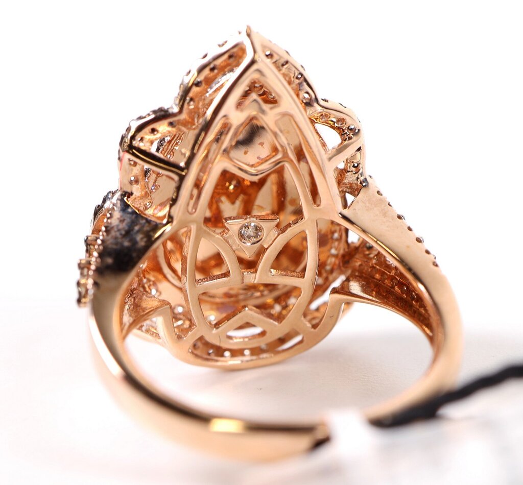 14K Rose Gold Opal and Diamond Ring (7)