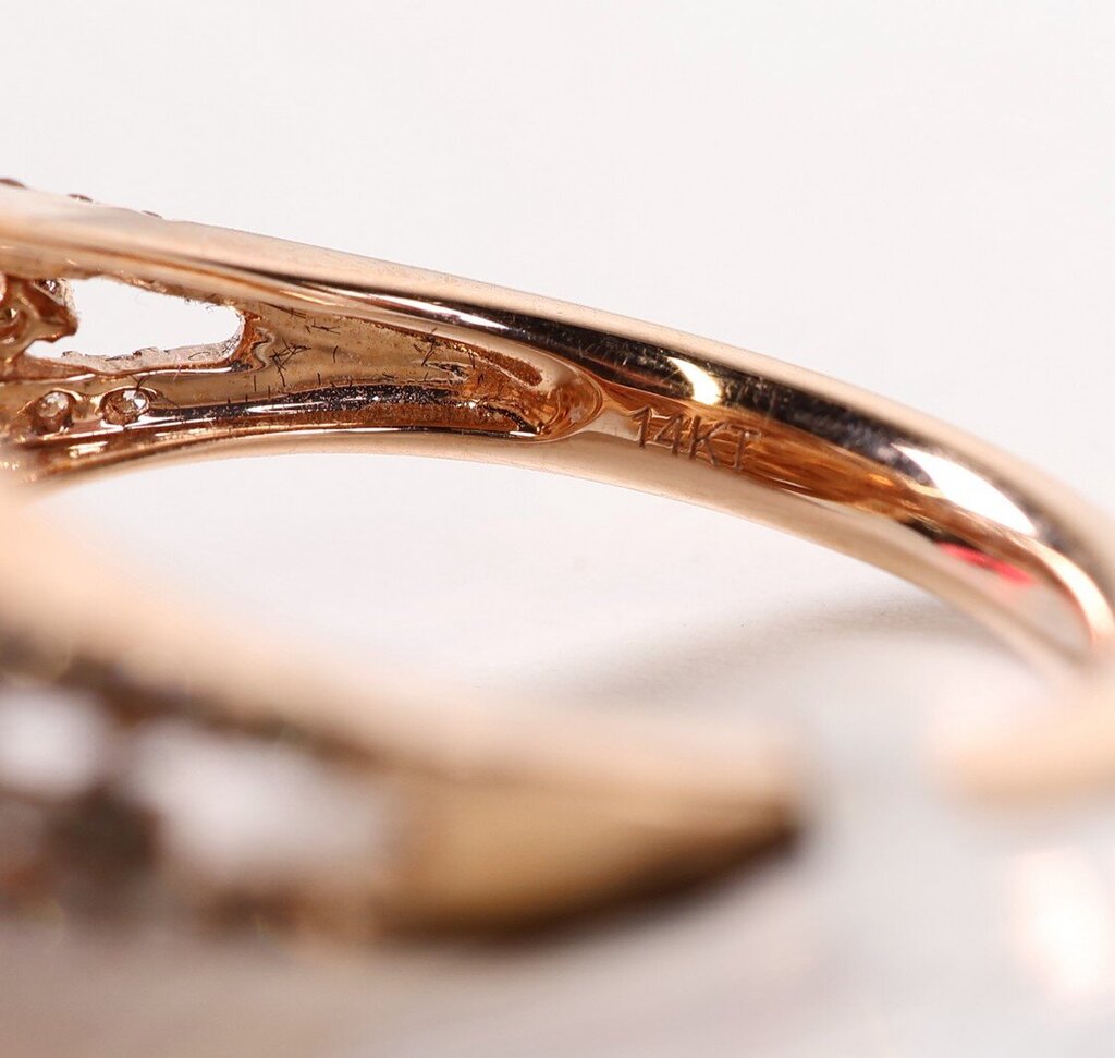 14K Rose Gold Opal and Diamond Ring (7)