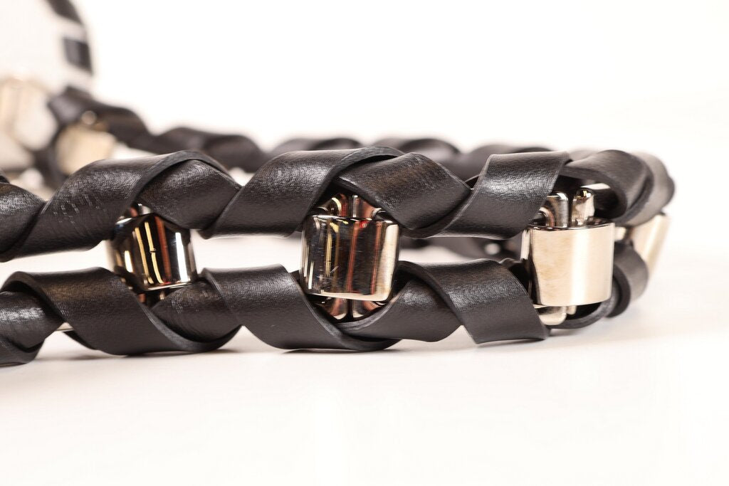 Black and White Hava Shoulder Bag