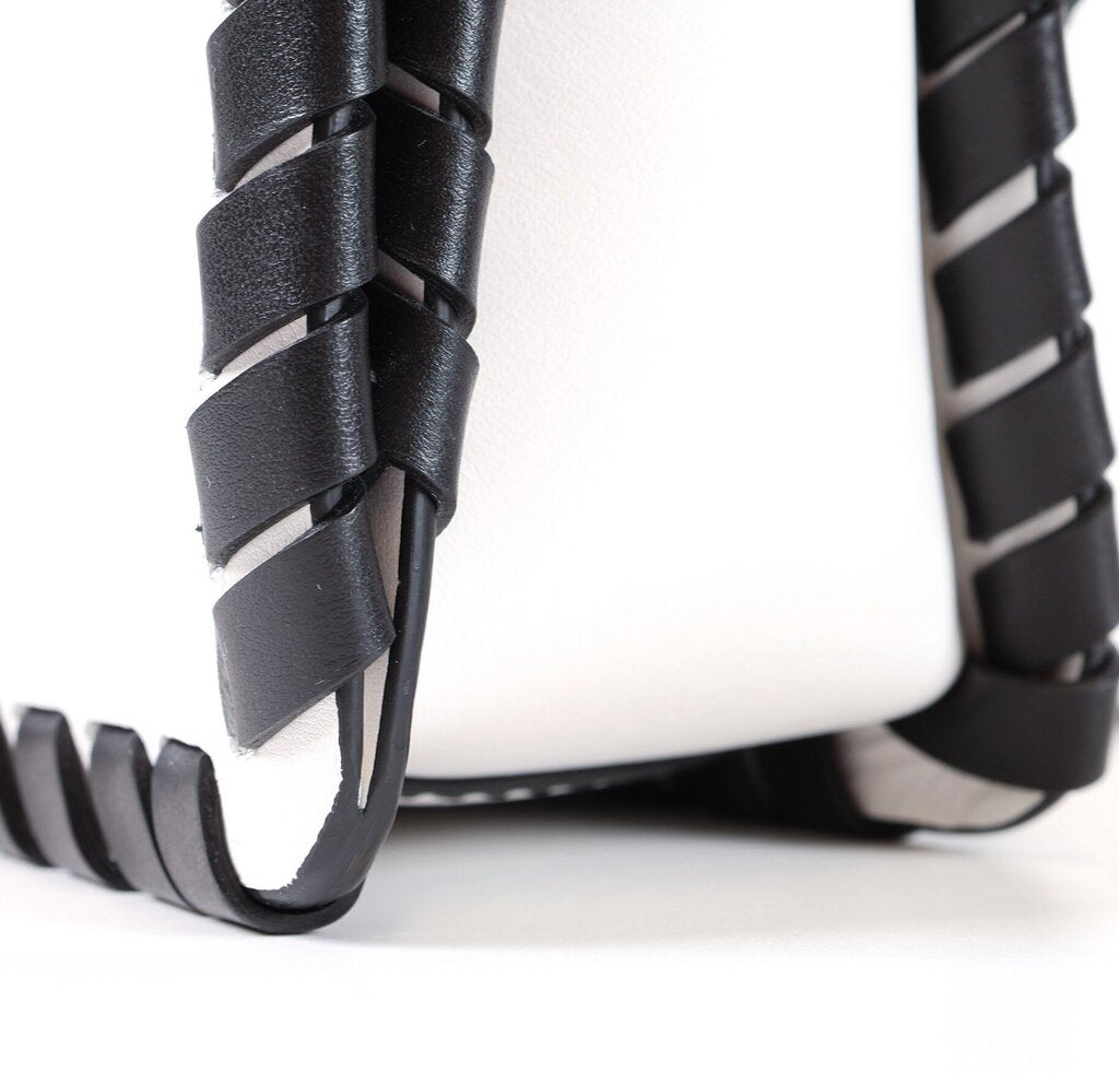 Black and White Hava Shoulder Bag