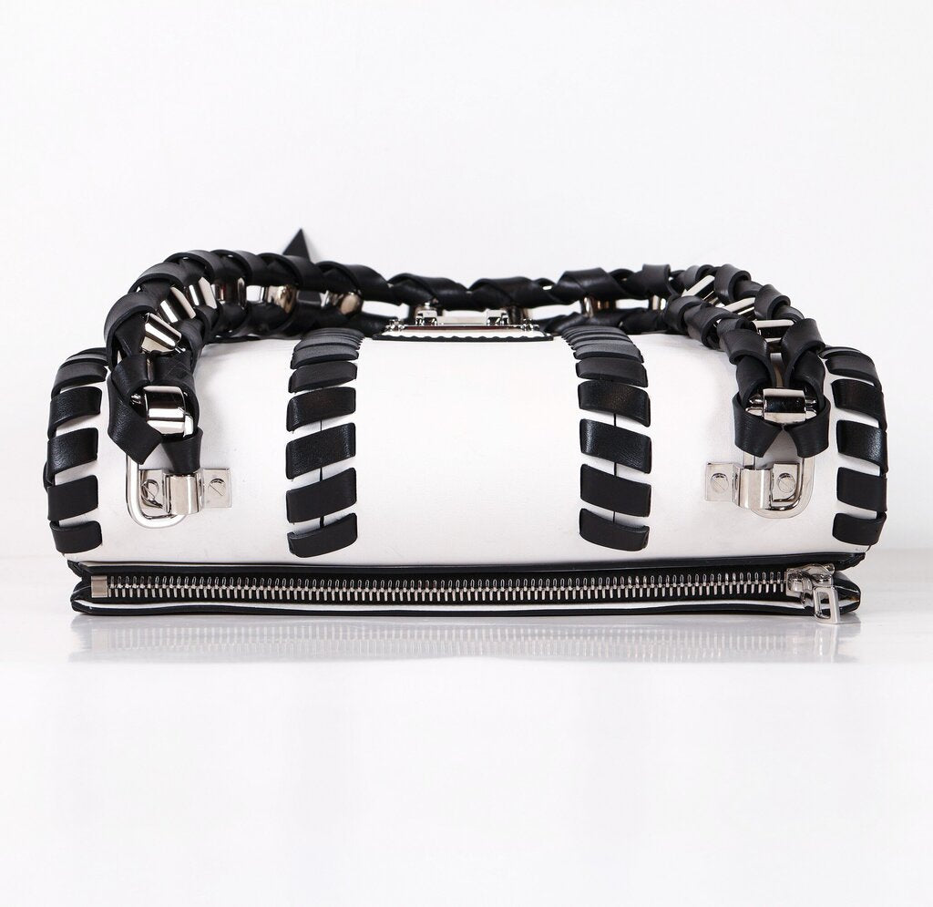 Black and White Hava Shoulder Bag