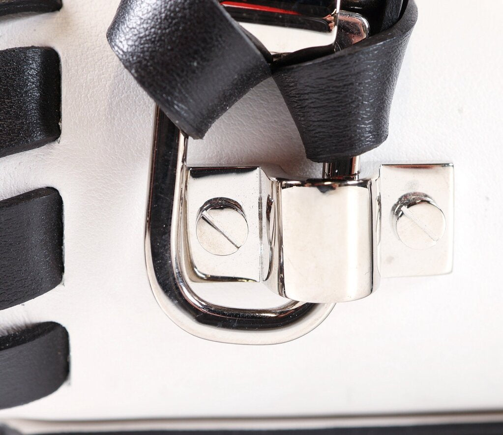 Black and White Hava Shoulder Bag