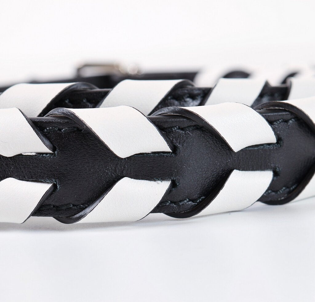 Black and White Hava Shoulder Bag