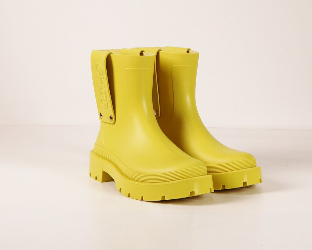 Yellow Rubber Booties (6)