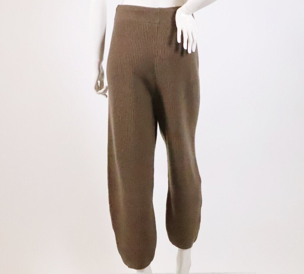 Brown Cashmere Joggers (M)