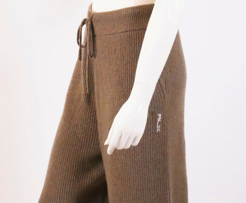 Brown Cashmere Joggers (M)