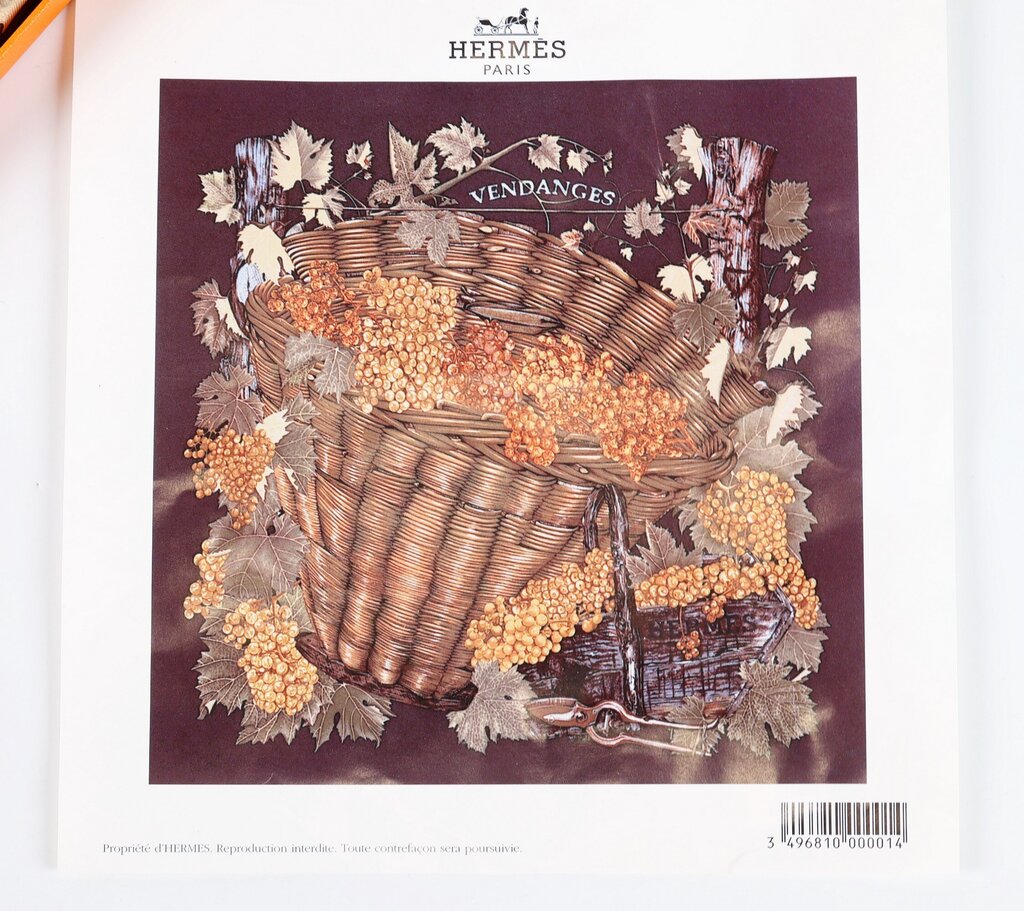 'Vendages' Silk Scarf