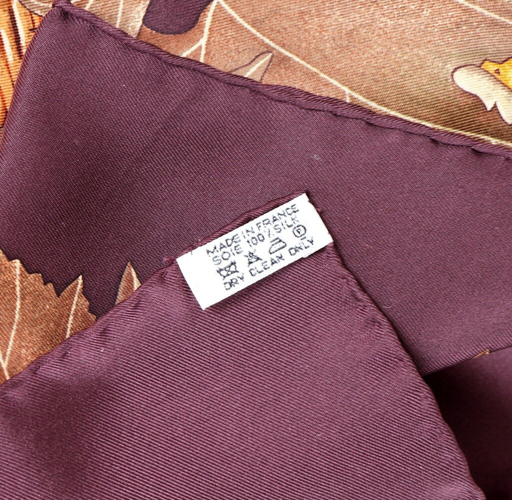 'Vendages' Silk Scarf