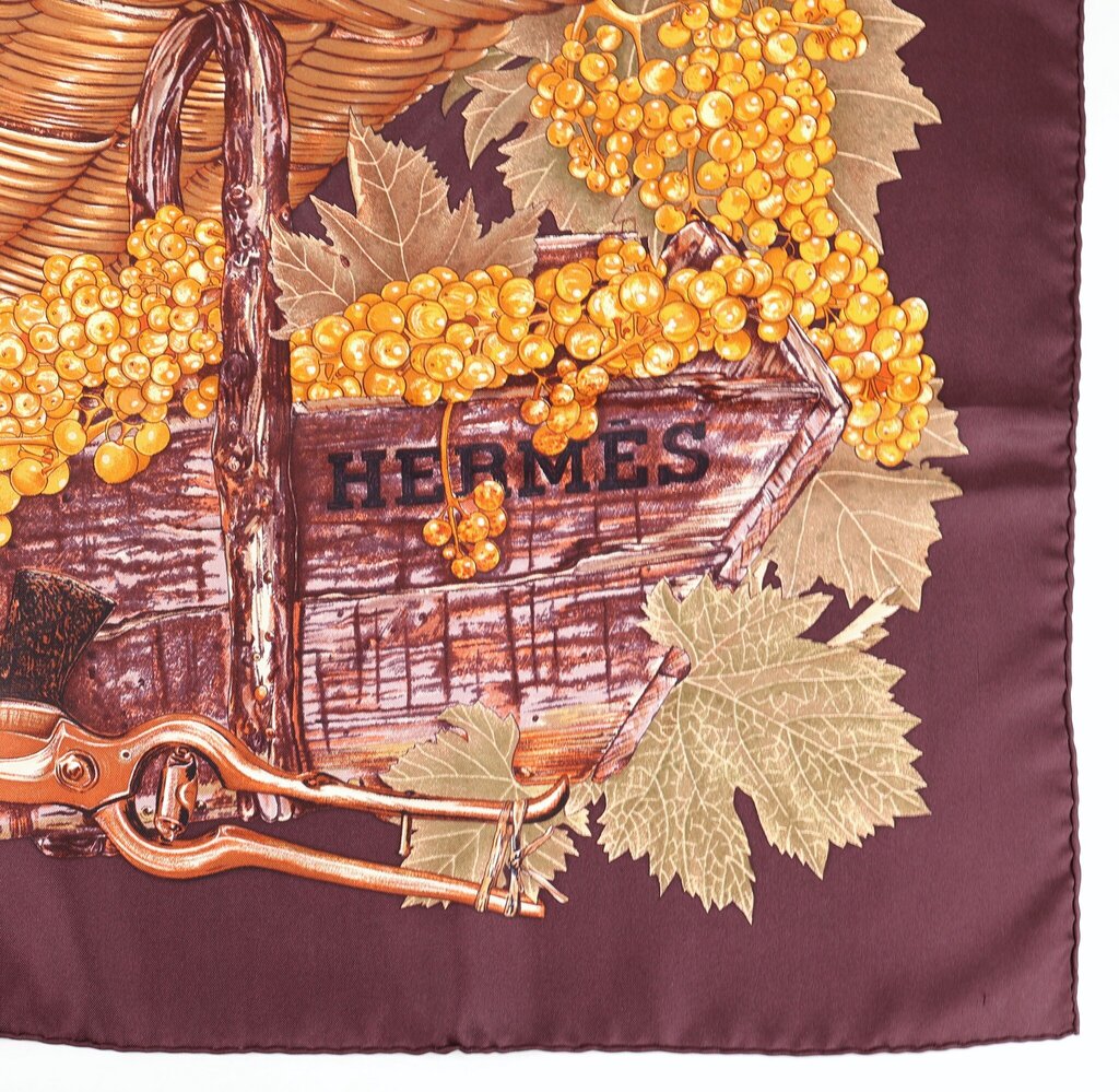 'Vendages' Silk Scarf