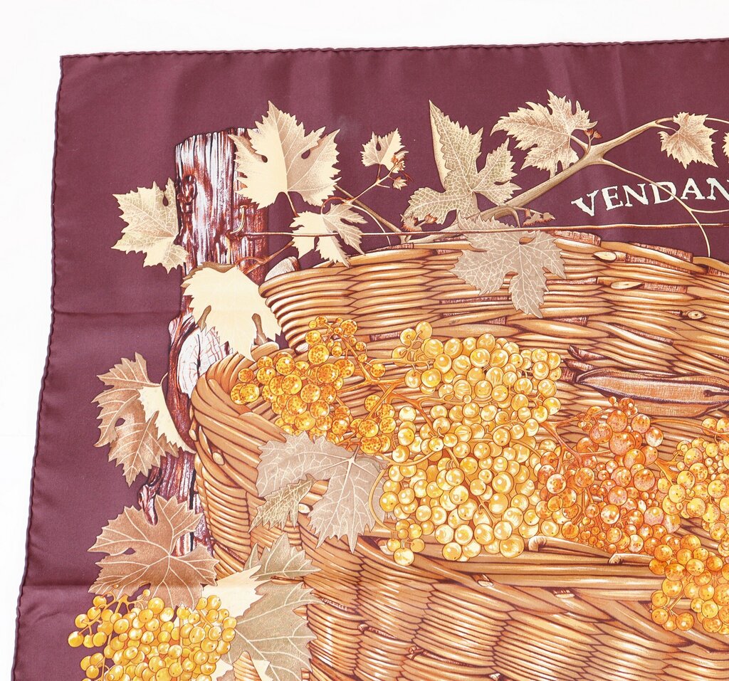 'Vendages' Silk Scarf