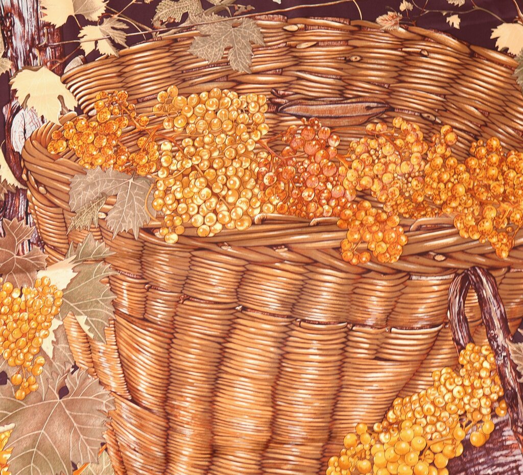 'Vendages' Silk Scarf