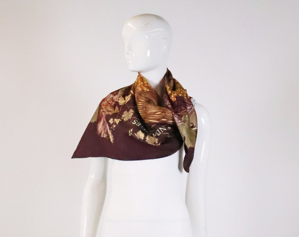 'Vendages' Silk Scarf