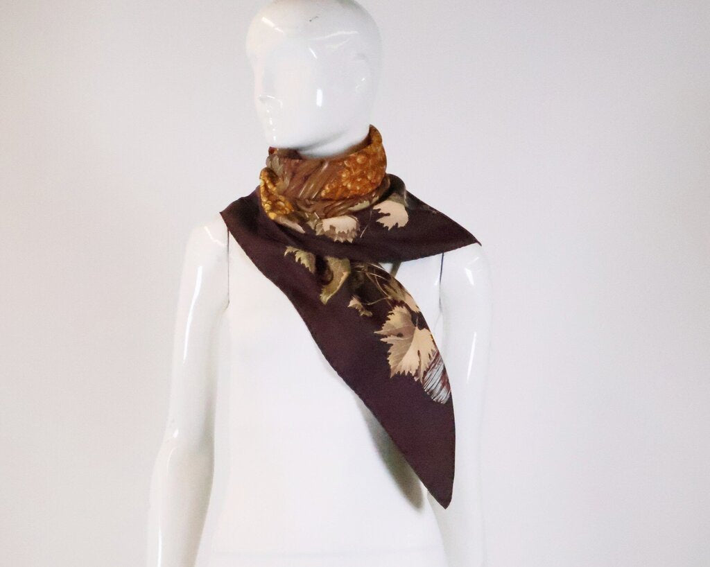 'Vendages' Silk Scarf