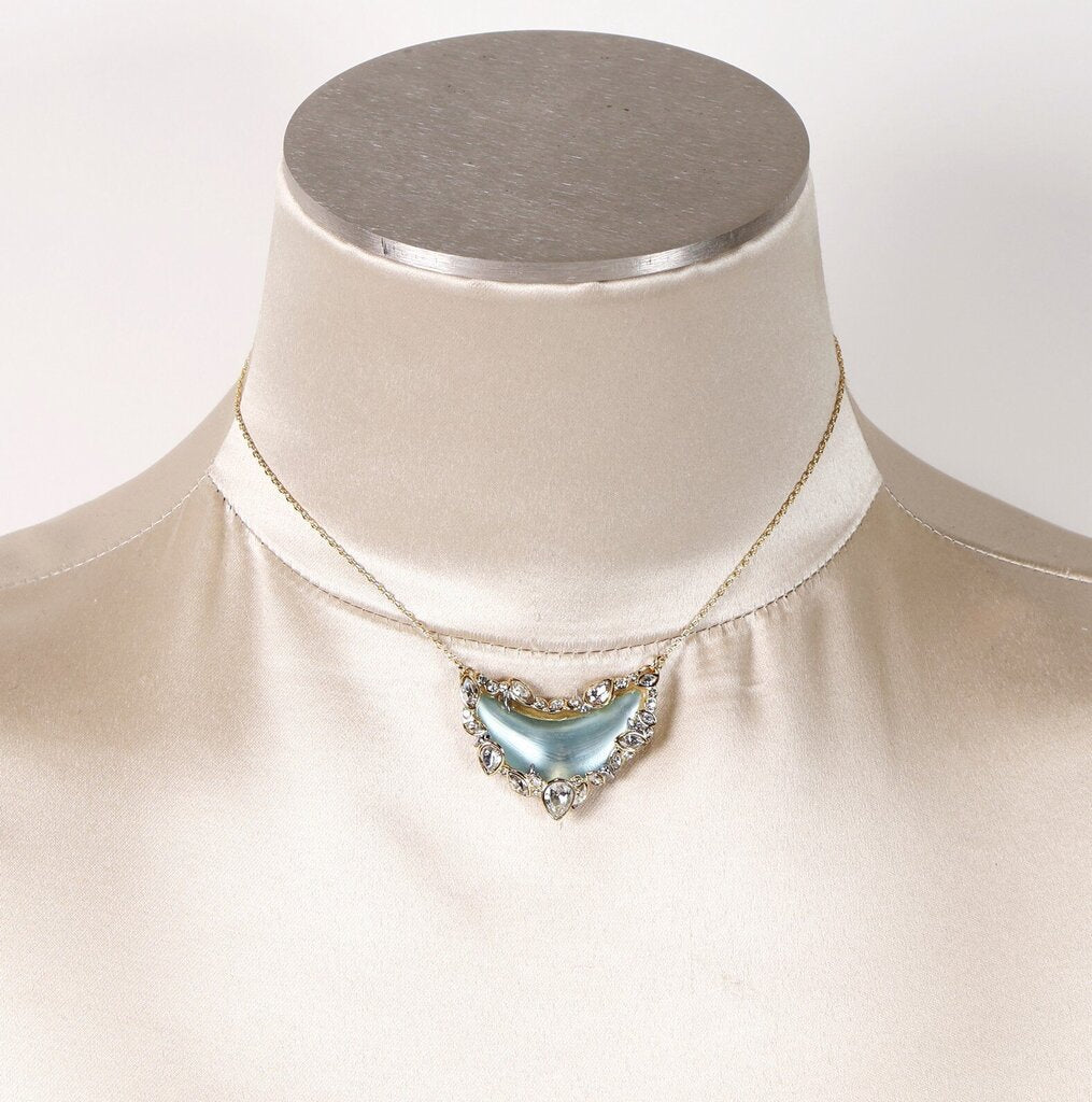 'Jardin Mystere Jagged' Crystal Framed Pendant