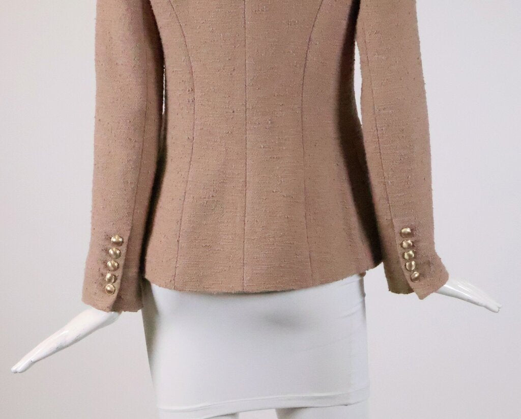 Light Brown Boucle Blazer (XS)