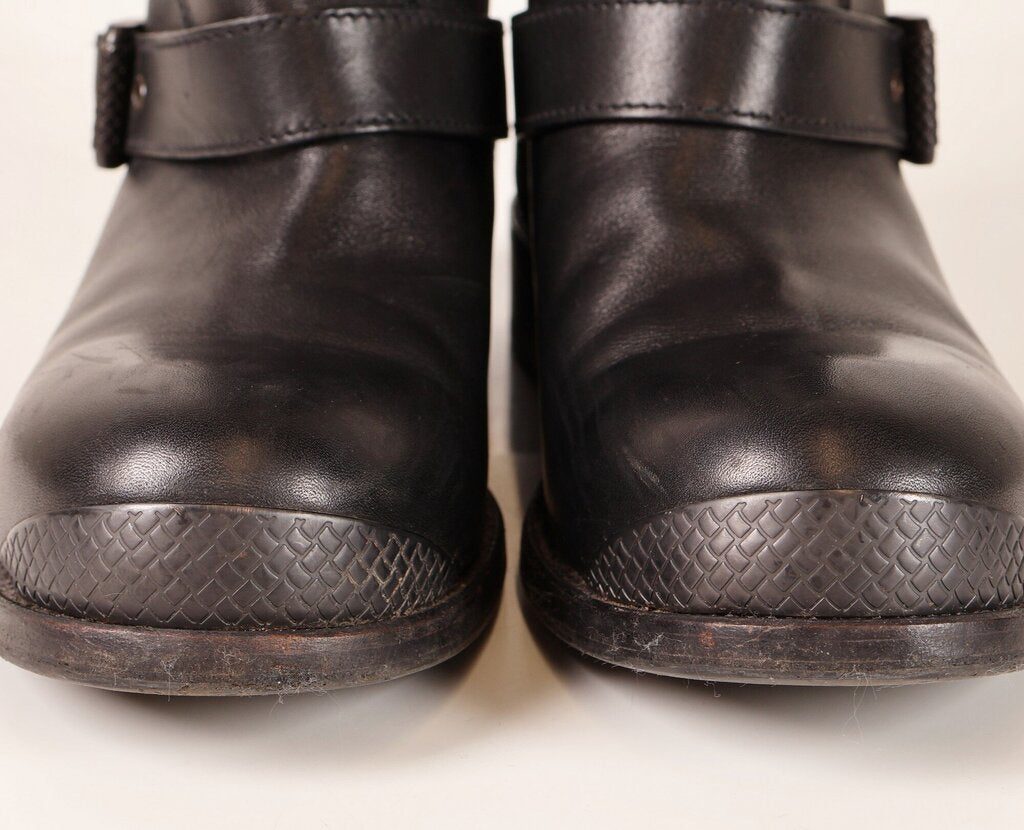Black Leather Biker Boot (9)