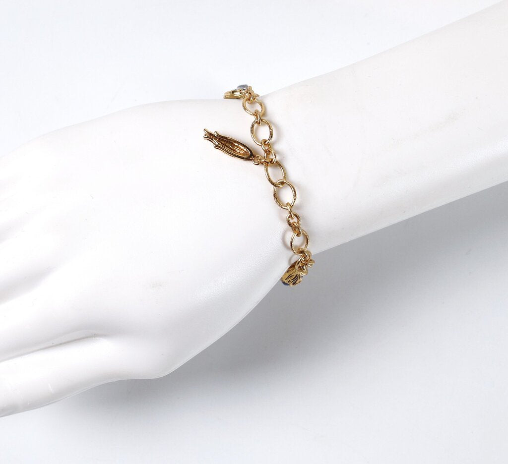 14K Plated Charm Bracelet