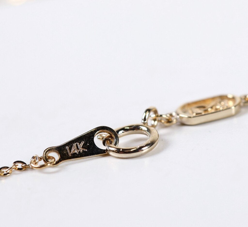 14K and Diamond 'Infinity' Pendant Necklace