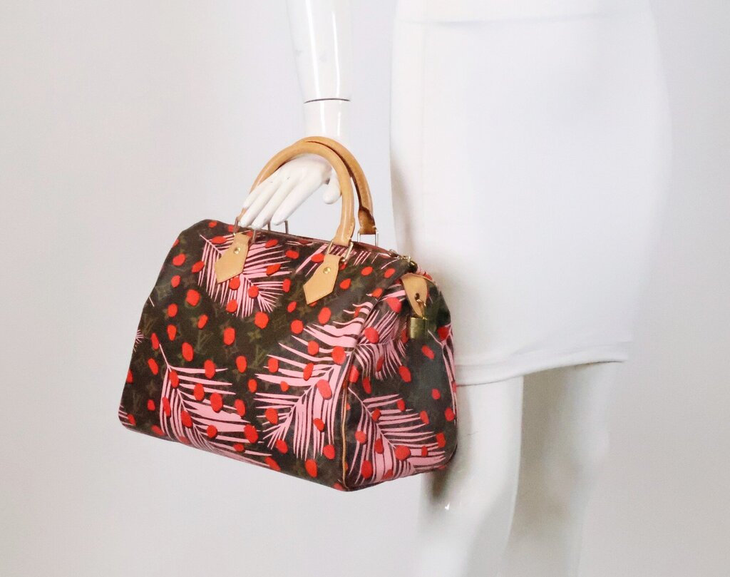 Monogram 'Jungle Dots Speedy 30'